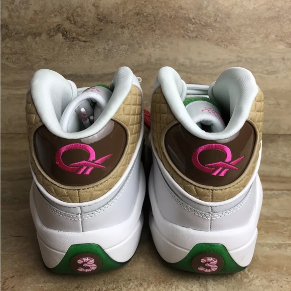 Reebok Question Mid Iverson Classic x Candy Land White Green size 10 main image 7